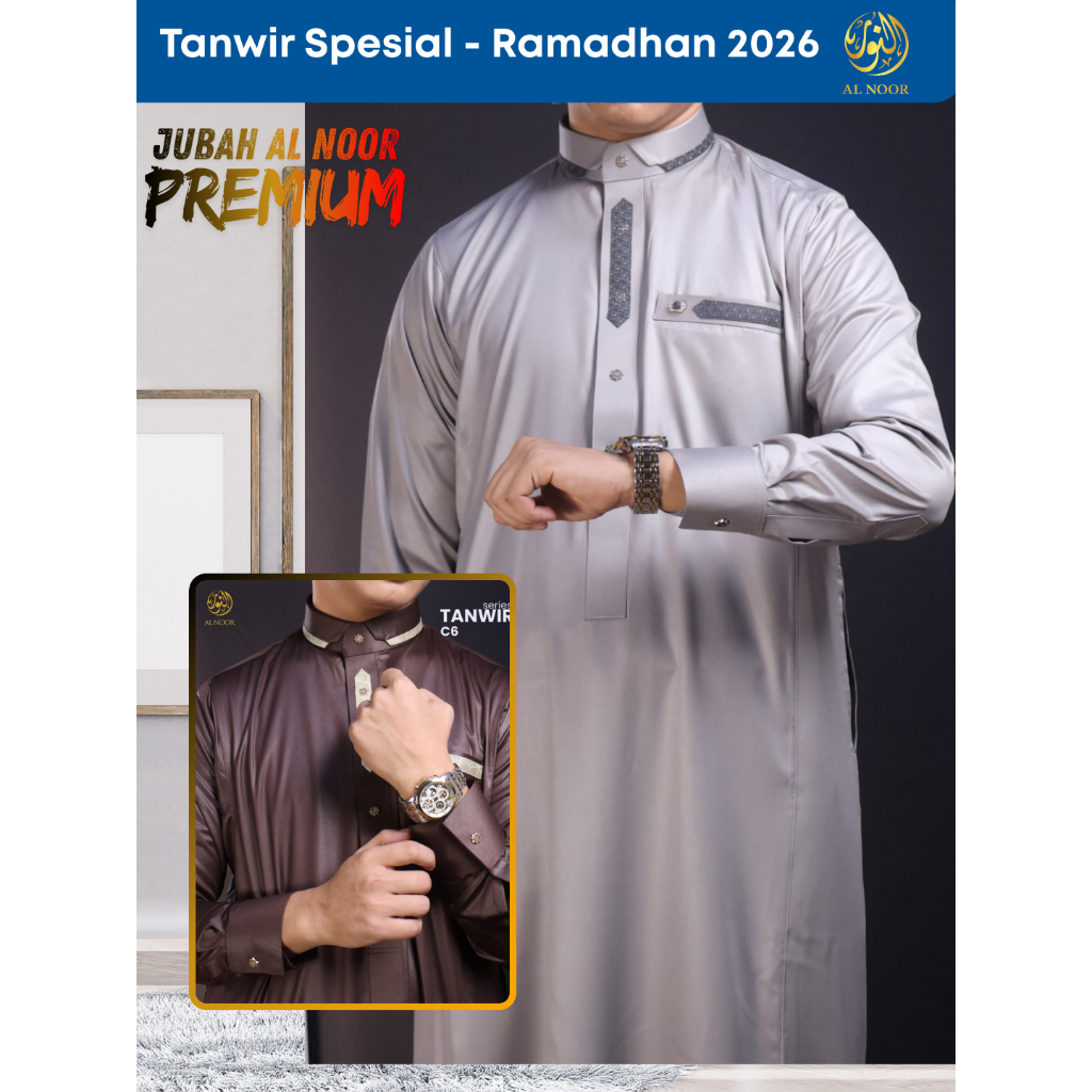 Jubah AL Noor Tanwir Series - Gamis Pria Al Noor edisi lebaran