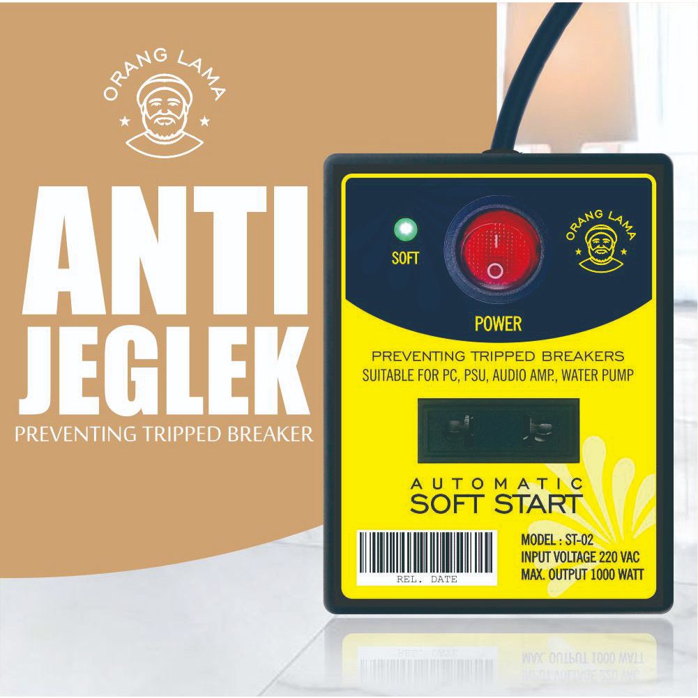 Anti jeglek anti trip listrik soft start