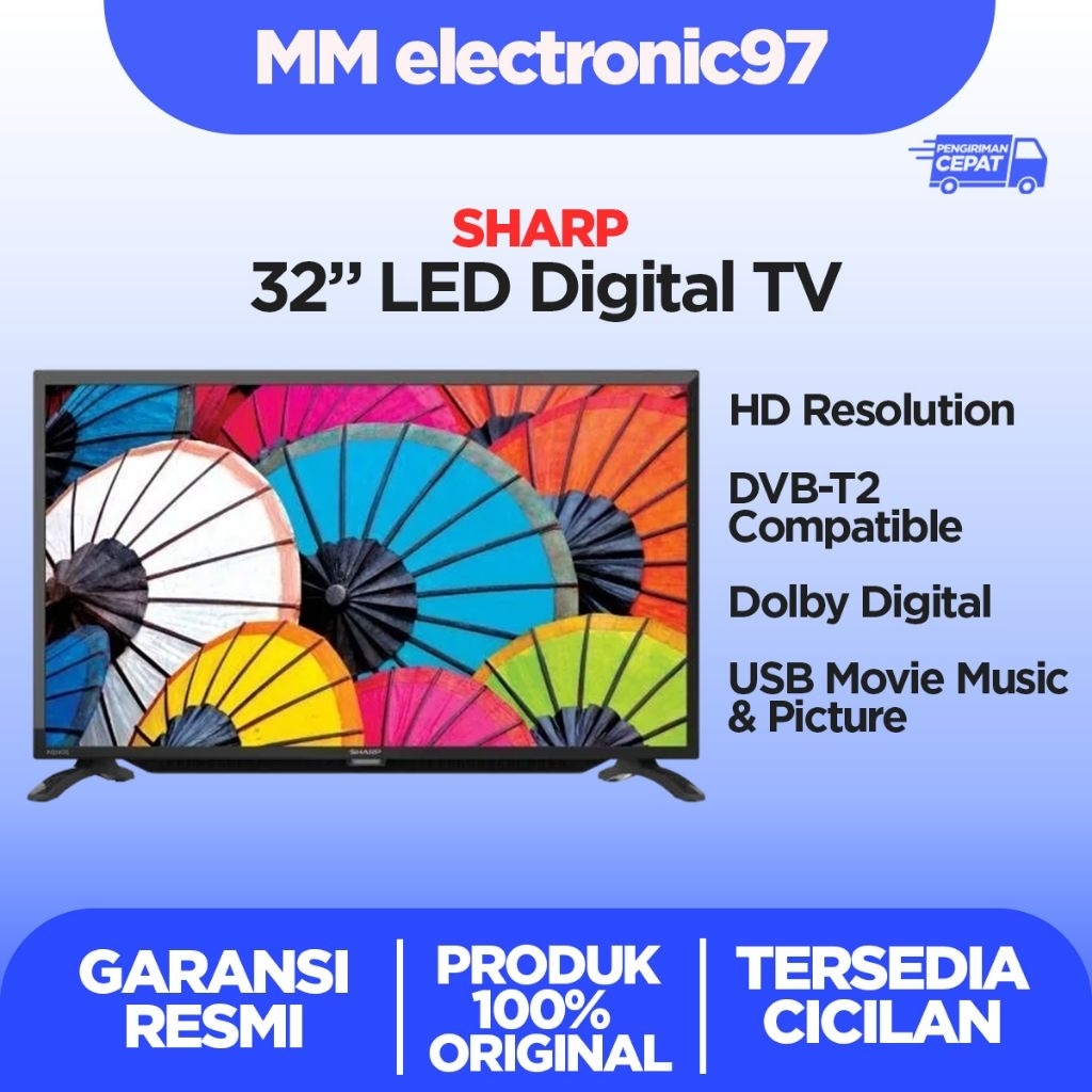 Led Sharp 32 inch Digital TV 2T-C32GD1500I 32GD1500I