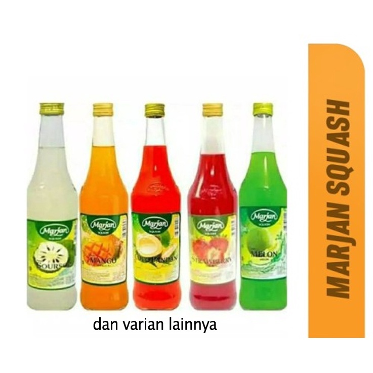 Marjan Squash syrup sirup sirop 450ml 450 ml all varian