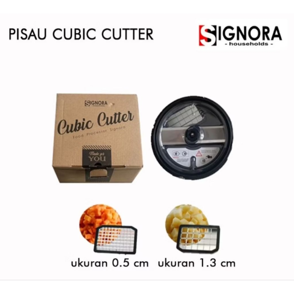 Cubic cutter food processor Signora original