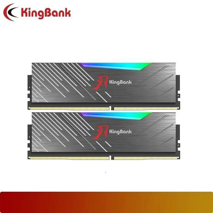 KINGBANK SOARBLADE DDR4 32GB (2X16GB) 3600Mhz XMP RGB BLACK WHITE
