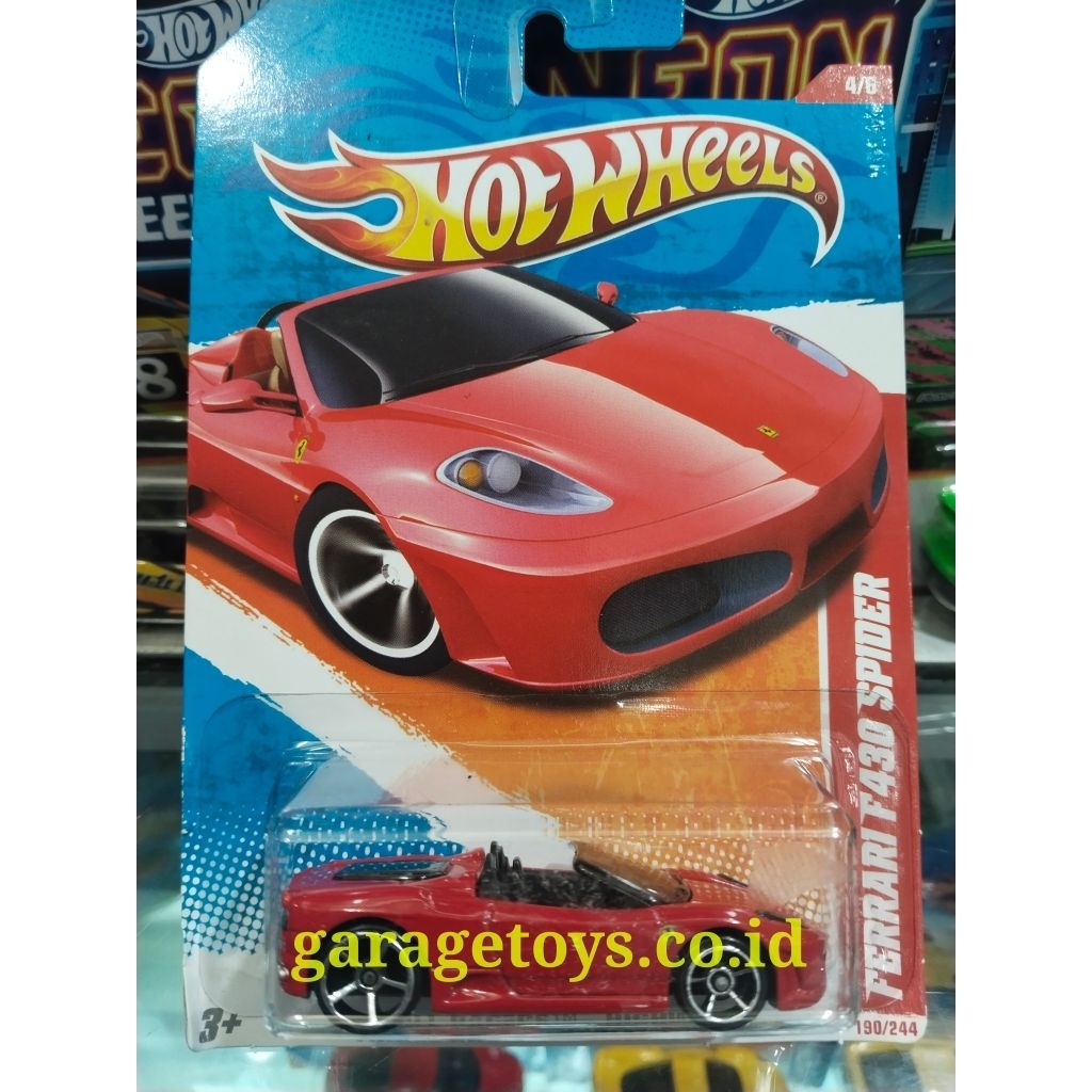 Hotwheels 1:64 Diecast Ferrari F430 Spider