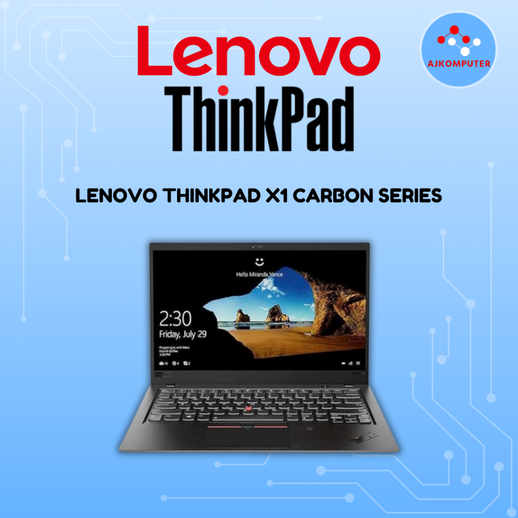 LAPTOP LENOVO THINKPAD X1 CARBON CORE i5 / i7 MEWAH BERGARANSI