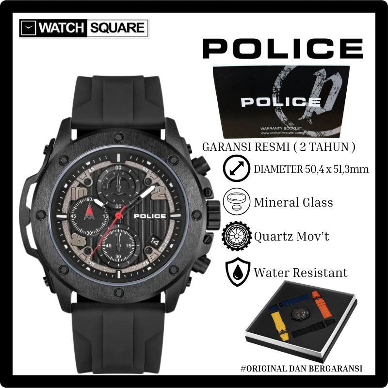 Jam tangan pria POLICE PEWGO00777X1 CLOUT SET