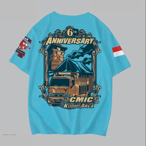 Kaos Truck Cmic Anniversary Kudus 6Th Original Kaos Truck Mania Kaos Distro Truck Mania Cmic Indones