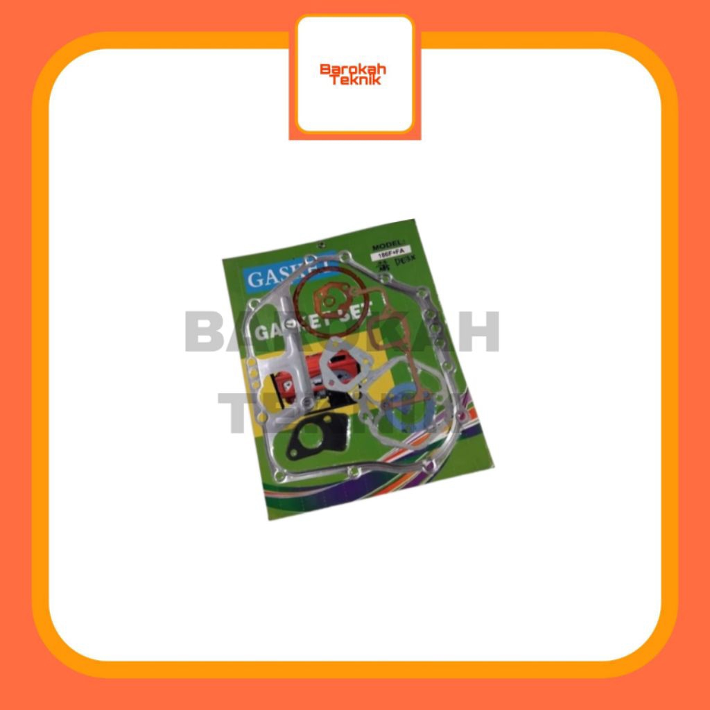 Fullset Mesin Genset Solar Tipe 186F / Perpak Set Genset Solar 186FA