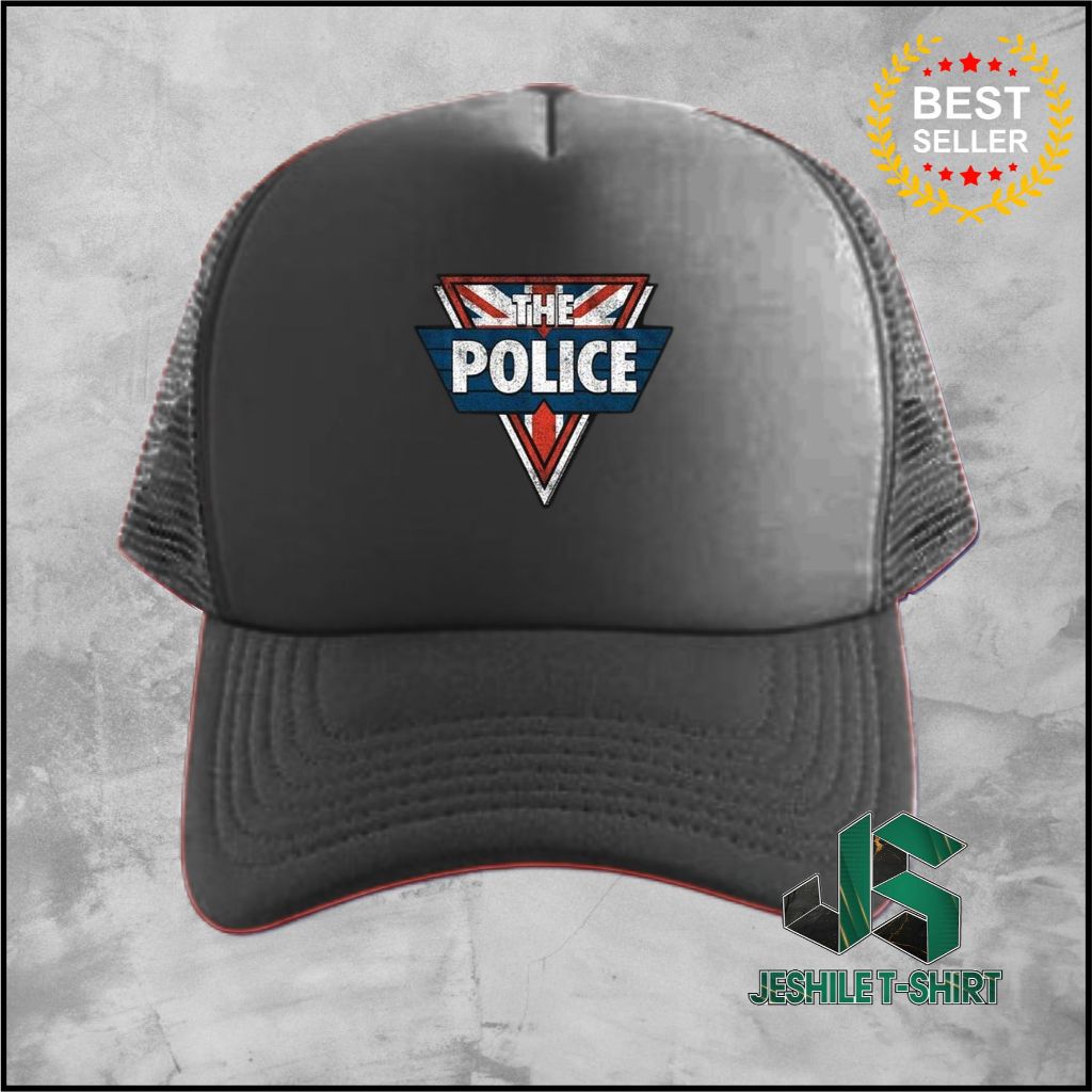 Topi Jaring Topi Trucker The Police Dewasa Pria Wanita premium high quality best seller