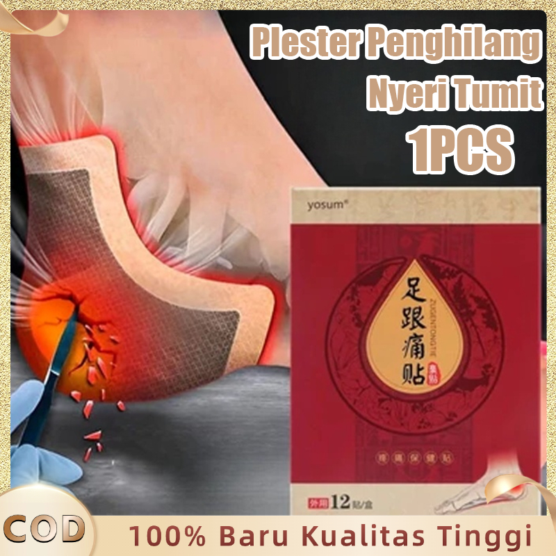 Obt Tumit Kaki Sakit Tumit Kaki Sakit Koyo Tumit Kaki Sakit Pereda Nyeri Tumit 12pcs Fasciitis Terap