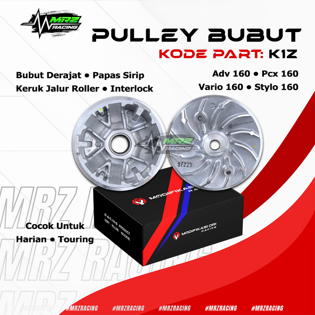 PULLEY BUBUT PCX 160 CC Honda Vario 160 Vario 160 cc bubut Pulley Derajat Kemiringan 13,5 DAN 13,8