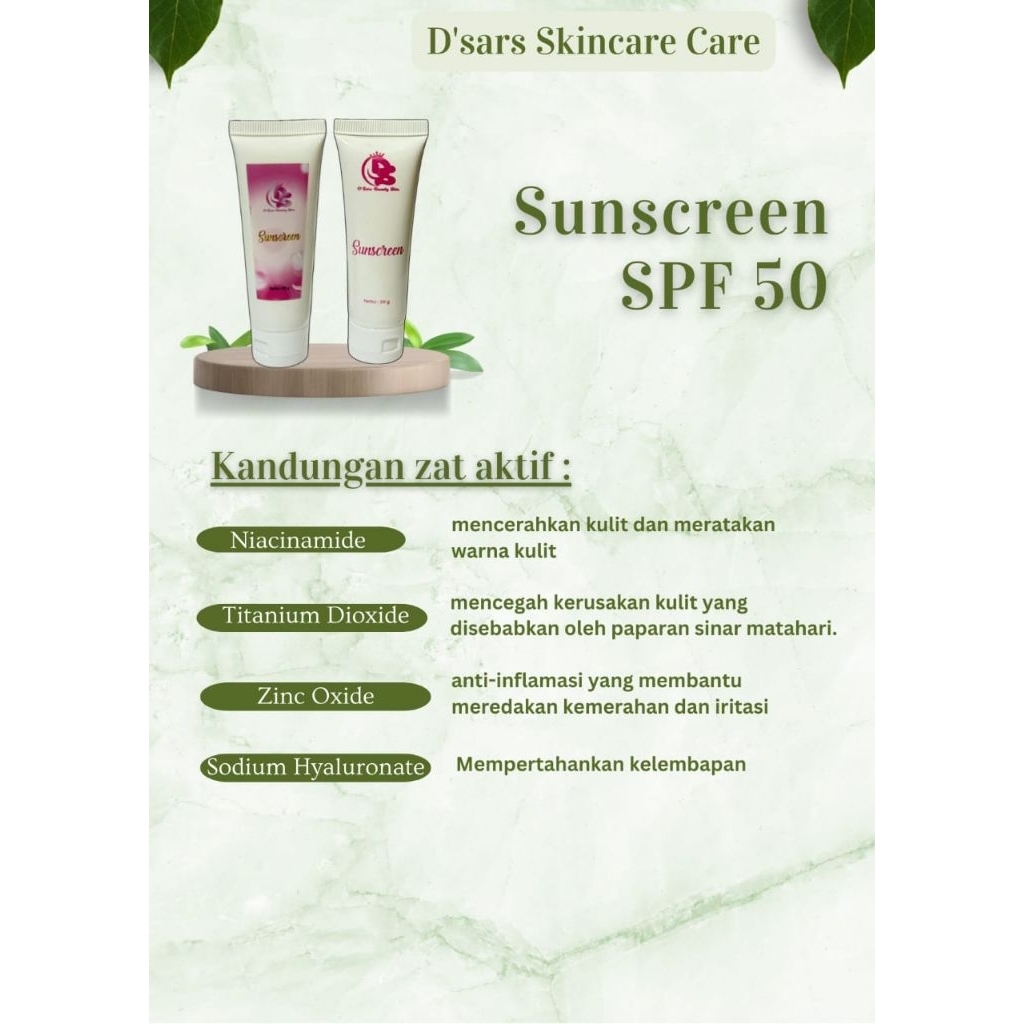 Dsars Sunscreen SPF 50