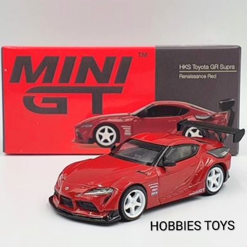 Mini GT 265 HKS Toyota GR Supra Renaissance Red