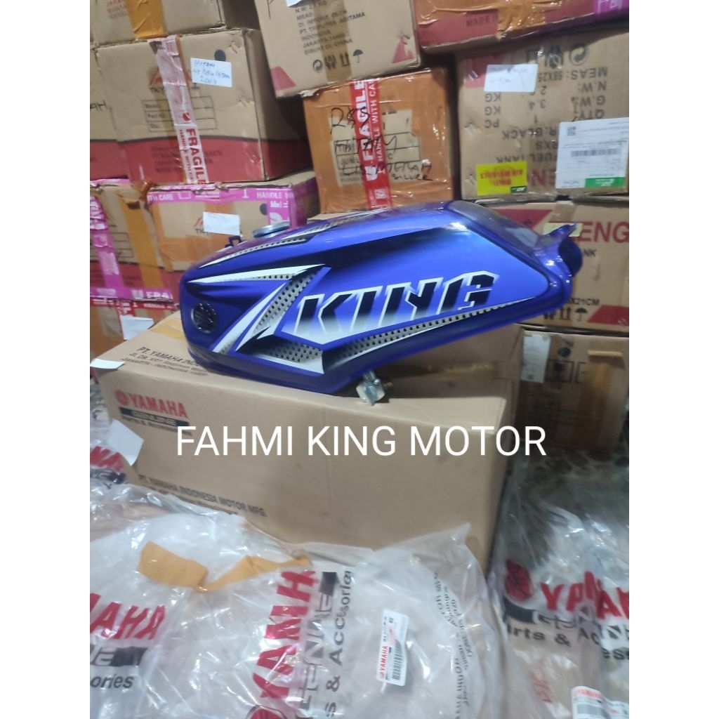TANK TANGKI TENGKI BIRU RX KING NEW PEREDAM 2008 GRES BARU ORIGINAL YGP