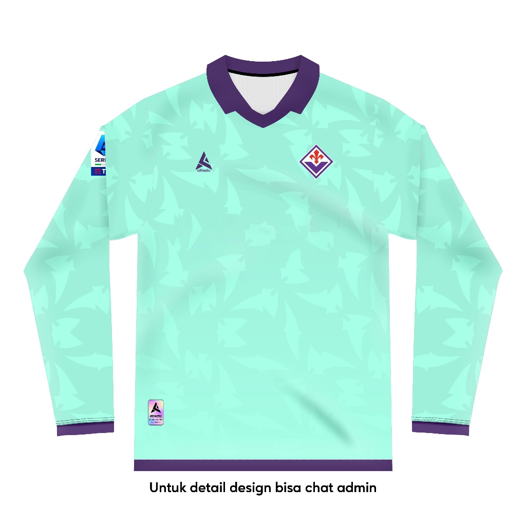 ATHLETIC SPORTWEAR - Jersey Vintage Bola Fantasy Fiorentina GK 2023-2024 Fullprinting Casual - Atasa