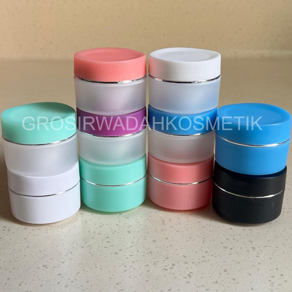 [BISA ECERAN] POT CREAM BUNGA 15GR | POT PP 15GR | POT KOSMETIK 15GR | POT KRIM BUNGA 15GR | JAR KOS
