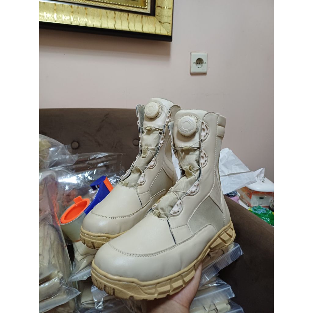 Sepatu PDL KEMHAN Tali Putar