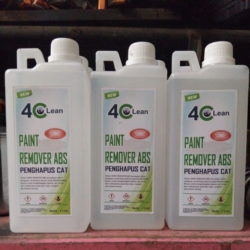 Paint remover ABS, Remover Cat Plastik Aman ke tangan