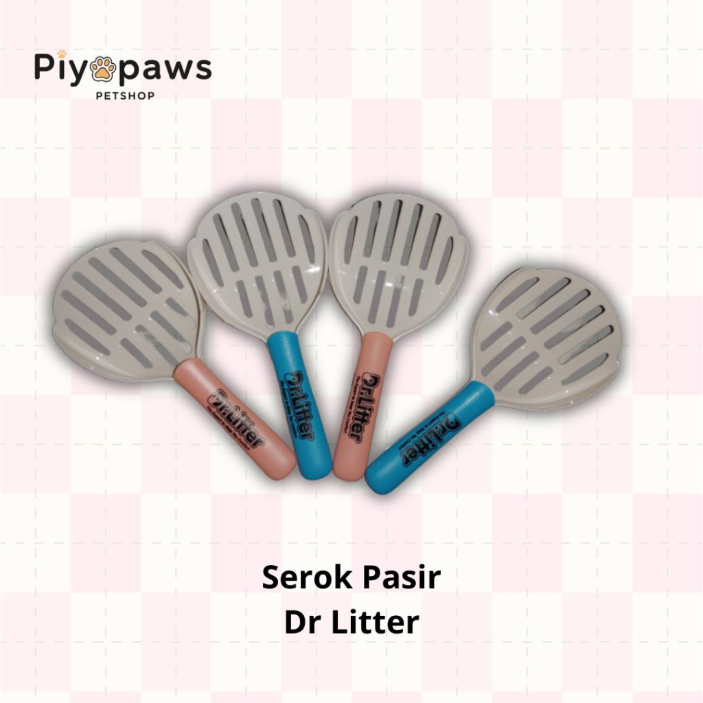 [PIYOPAWS] Serok Pasir/ Sekop Pasir plastik Dr. Litter WARNA RANDOM
