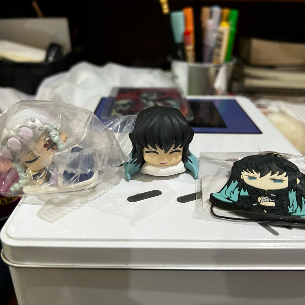 (Official Merch) Onemutan Keychain Muichiro tokito Sealed Kimetsu No yaiba Onemutan Gacha gachapon G