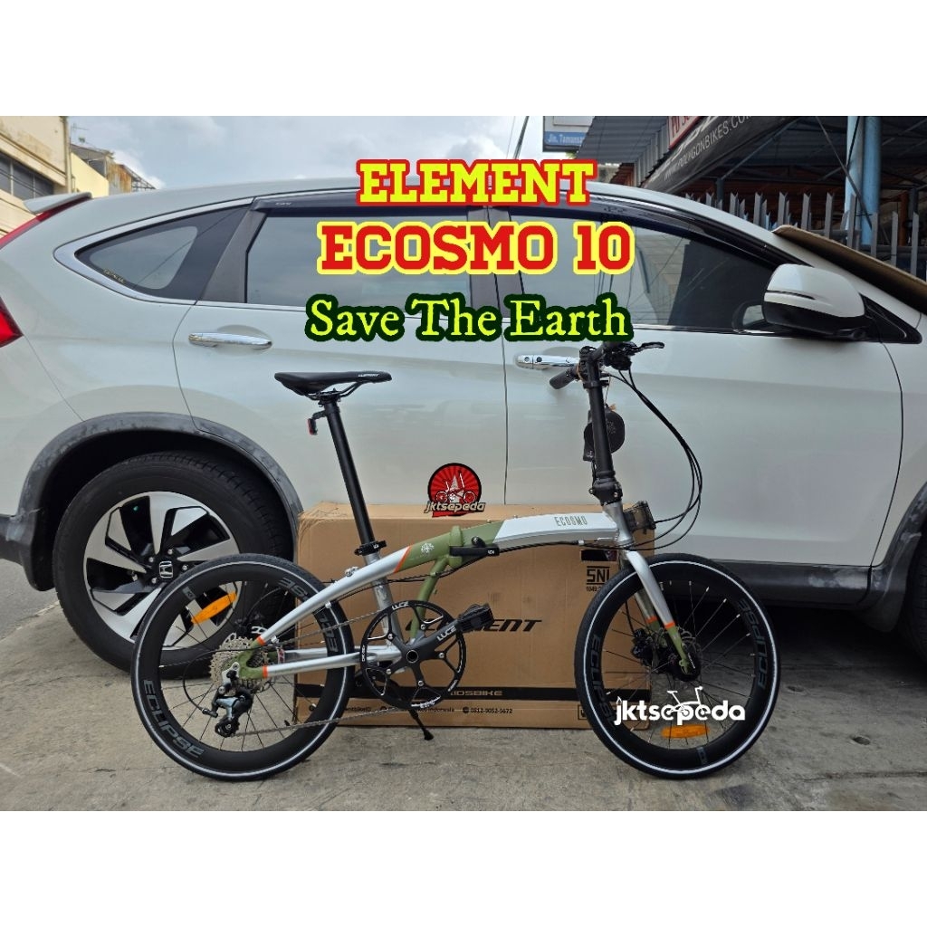 Sepeda Lipat Element Ecosmo 10 Save The Earth