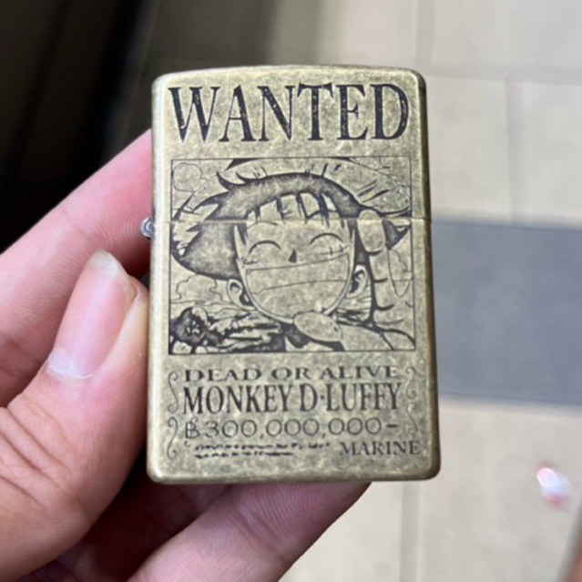 korek api zippo usa ori 2 side gold bros once piece