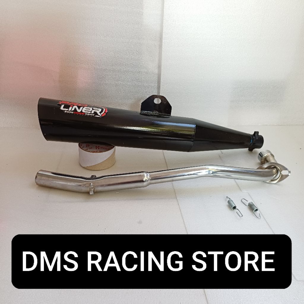 Knalpot bebek standar RACING Contong PRO LINER Supra fit/fit new, Supra x 125, Supra X, Vega zr, Veg