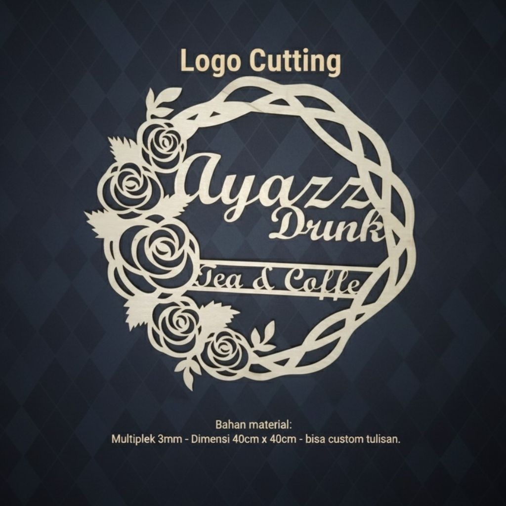 Logo Cutting/ Logo (40x40)/ Logo Booth Cutting/ Logo Laser/ Logo kios/ Logo Toko/ Logo Booth Kontain
