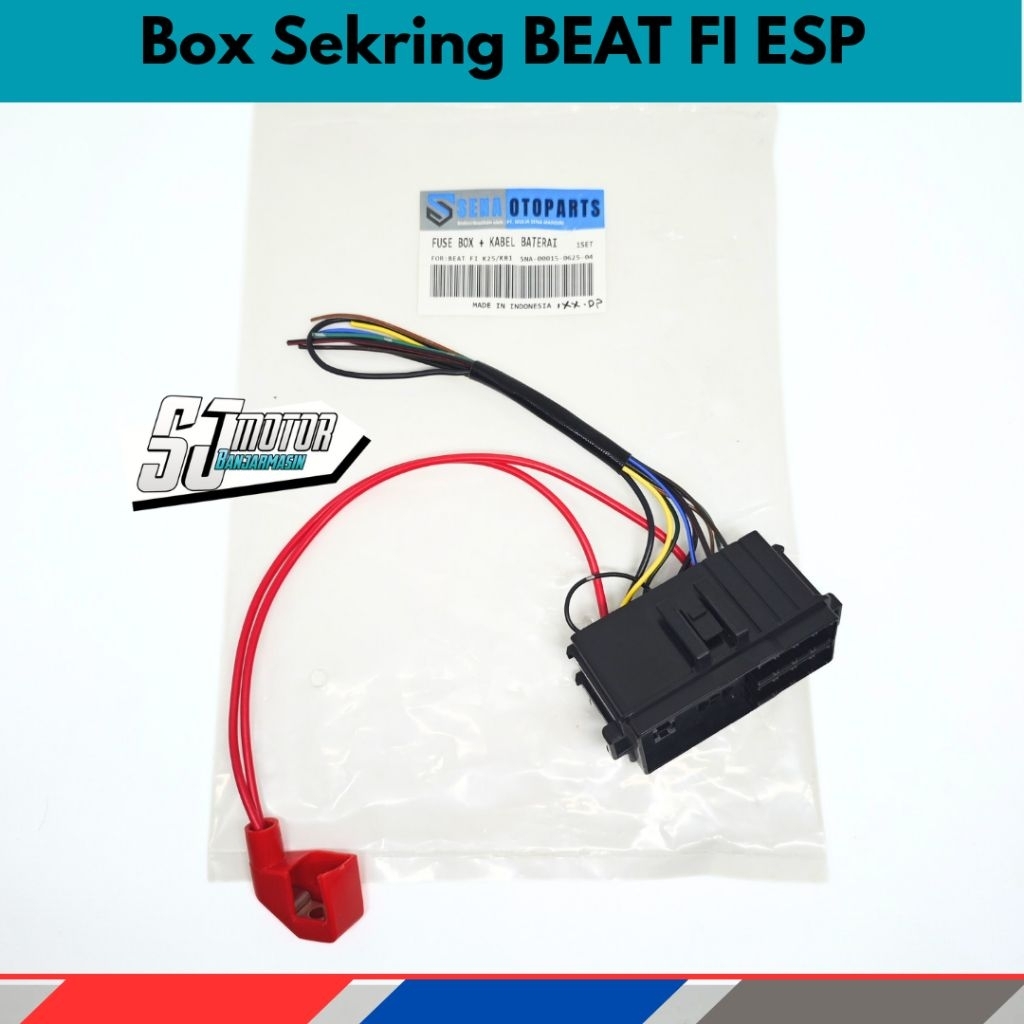 Box Rumah Fuse Box Sekring Sikring + Kabel Aki Beat FI Esp Beat Pop Beat Street K25 K81 (Tanpa Sekri