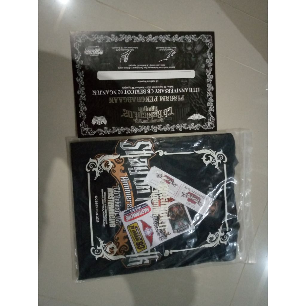 kaos acara Cb bekicot nganjuk ( Redy )