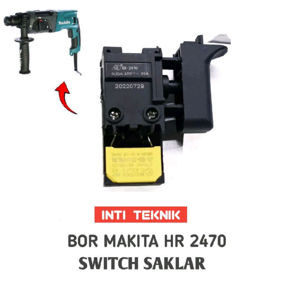 switch saklar untuk makita HR 2470 mesin bor drill 3fungsi