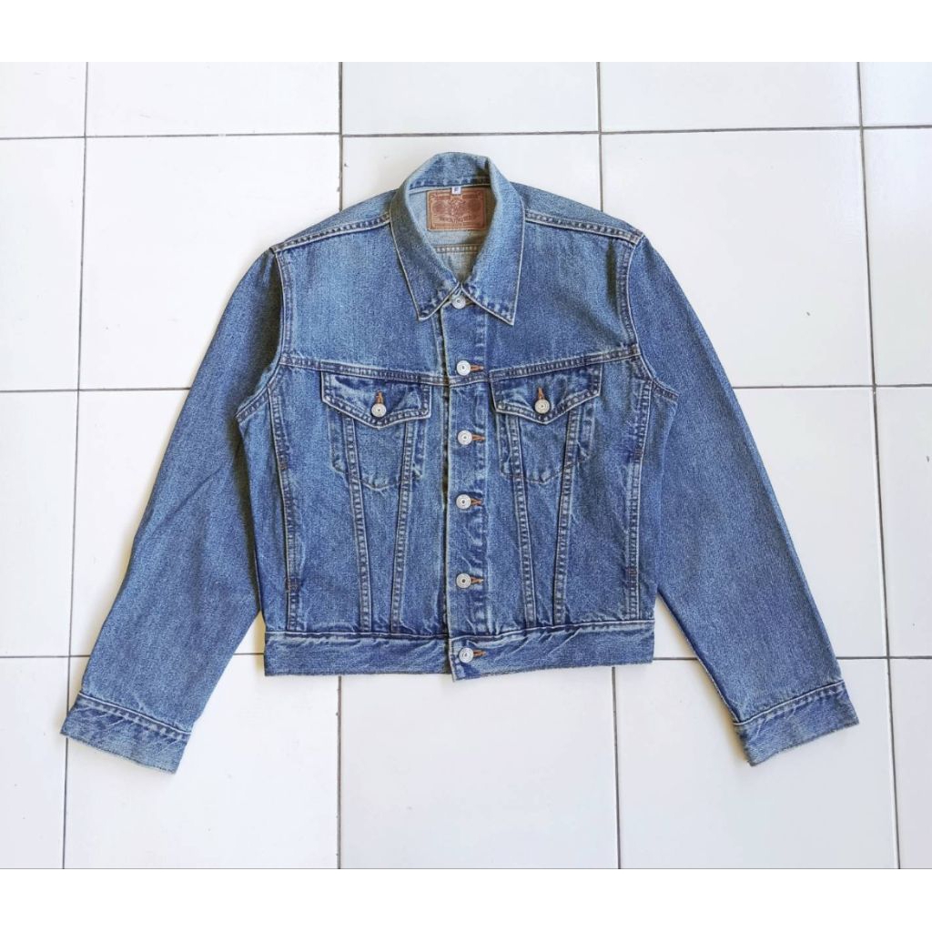 Jaket Jeans Denim Vintage MOCKING BIRD Japan