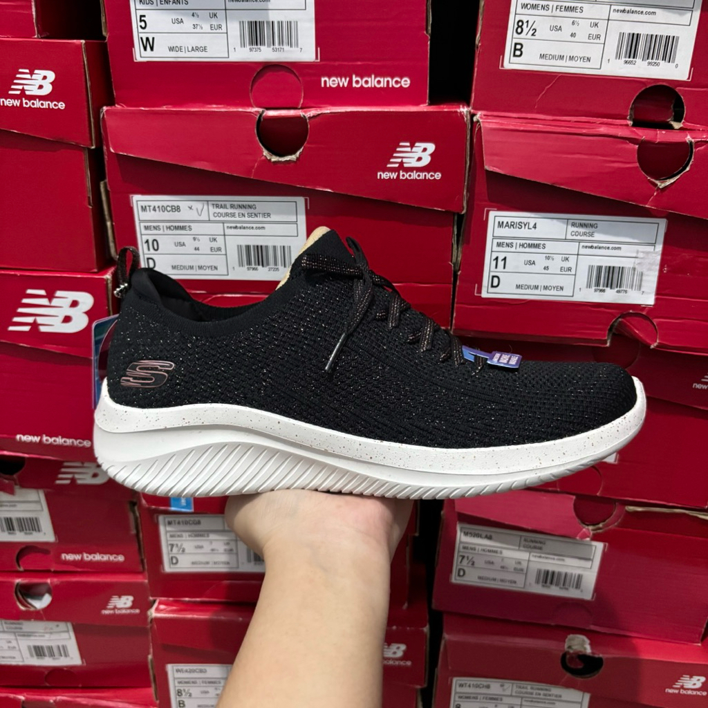 SEPATU SKECHERS ULTRA FLEX 3.0 ELEGANT NIGHT BLACK