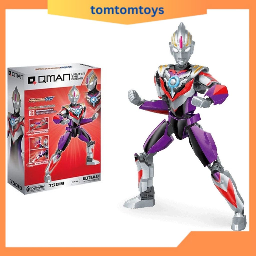 ULTRAMAN ORB Robot UltraHero Mecha Model Kit Action Figure Blocks Qman Bricks