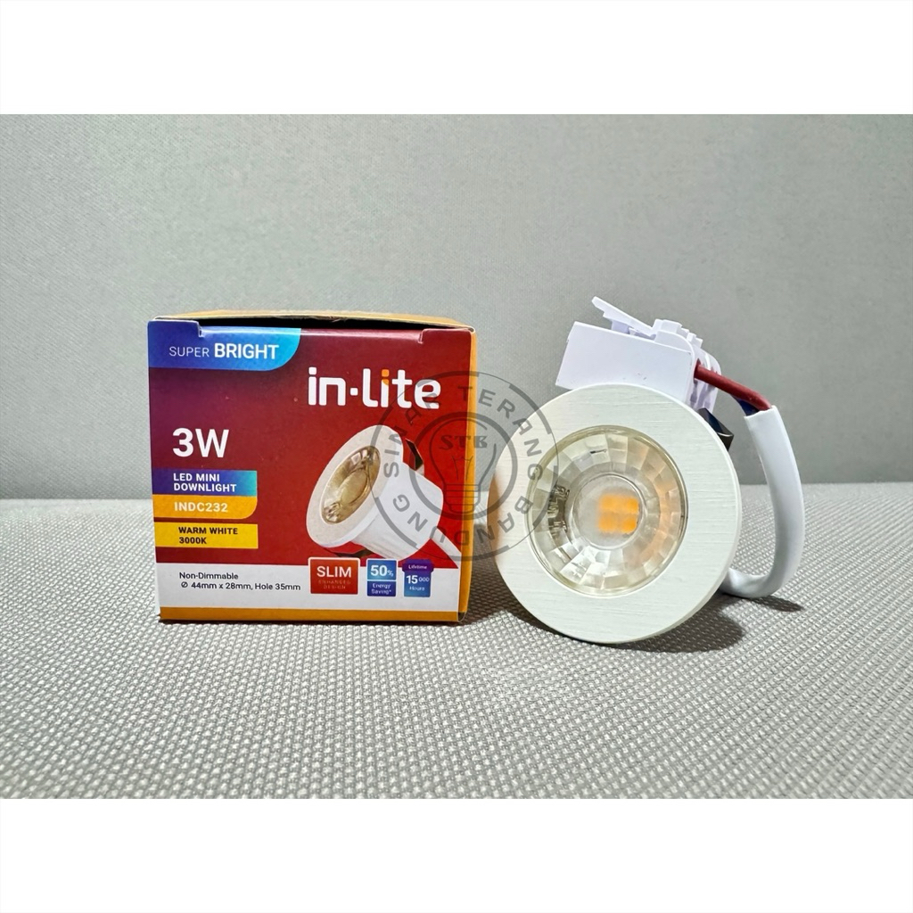LAMPU LED SPOTLIGHT MINI DOWNLIGHT INLITE 3W 3 WATT - INDC232