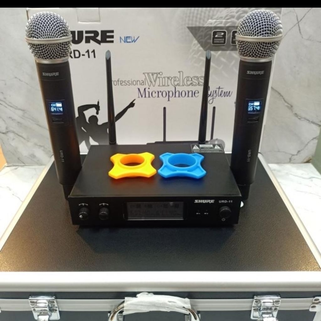 Mic Wireless SH URD 11 URD11  Free Koper  Microphone
