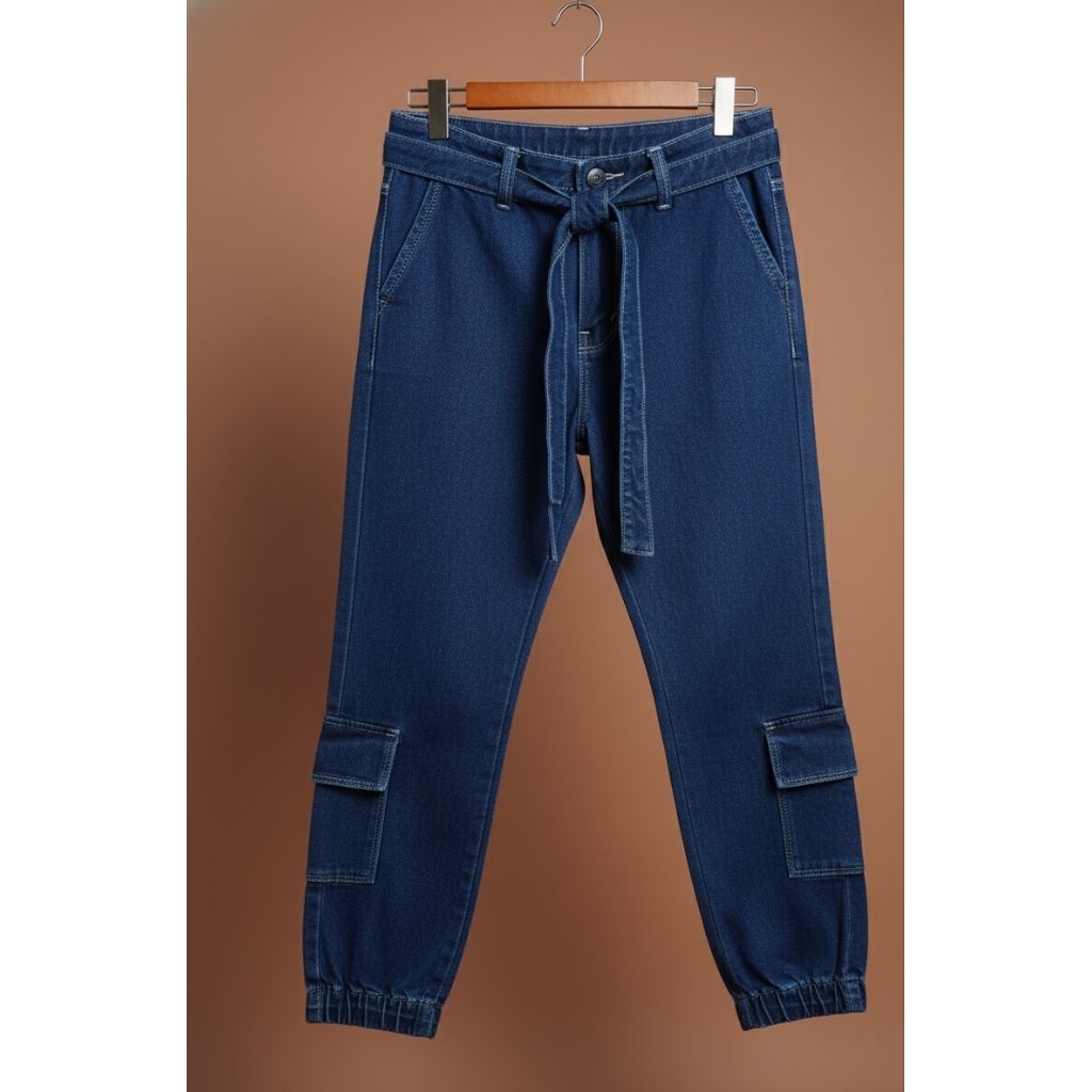 celana jeans Jogger wanita brand bershka