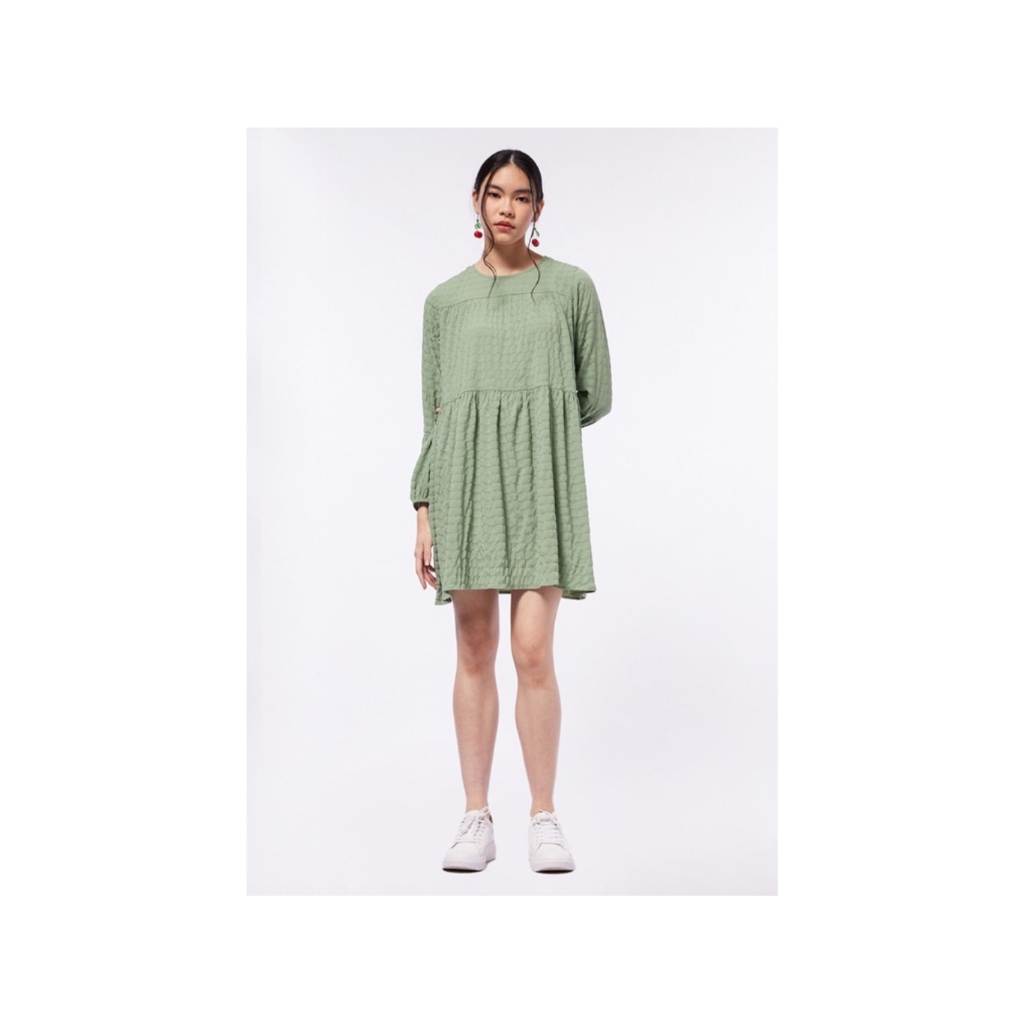 PRELOVED COLORBOX  Mini Dress Green Wanita