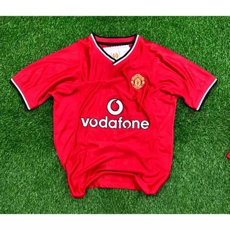 JERSEY RETRO VINTAGE MEN.U HOME VODAFONE 2000/2002 GRADE AAA CLASSIC
