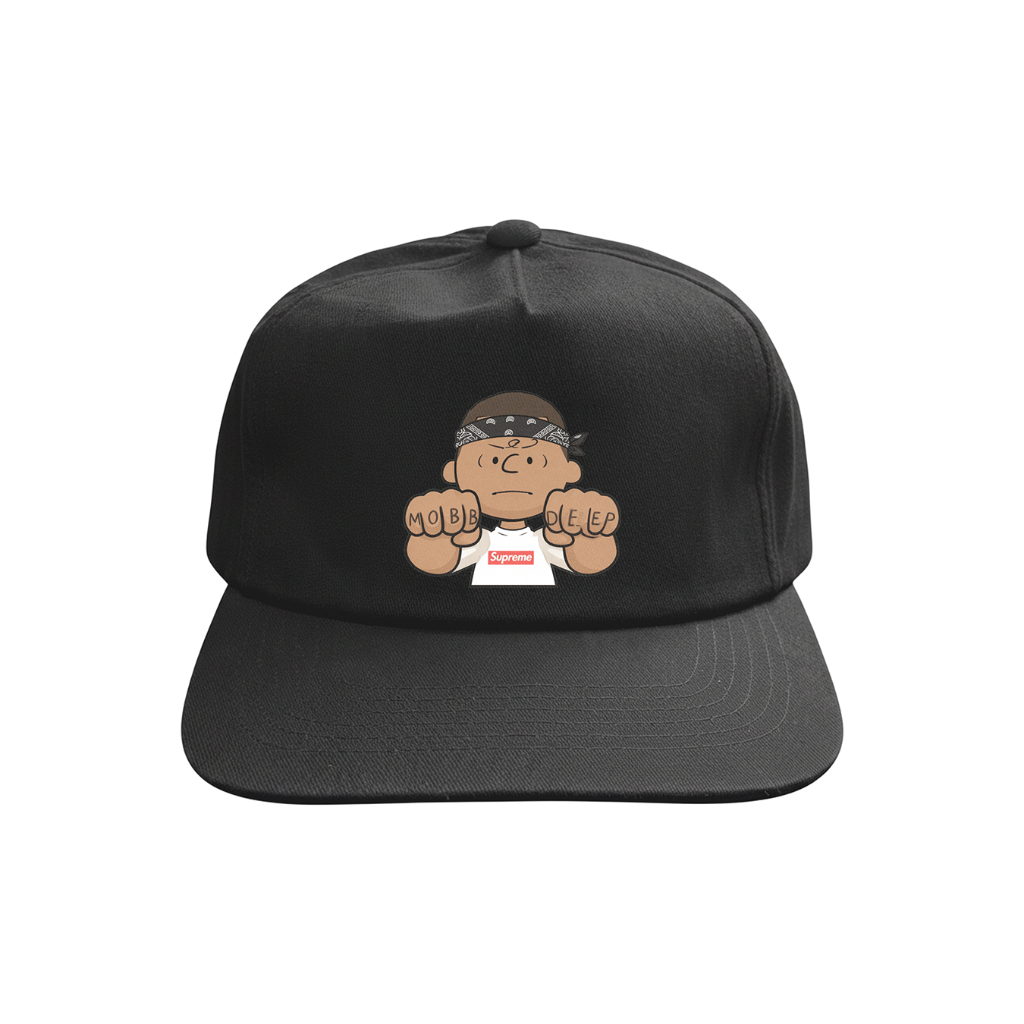 STAINED WAX - [PEANUTS] MOBB "PRODIGY" DEEP - CLASSIC UNSTRUCTURED SNAPBACK HAT