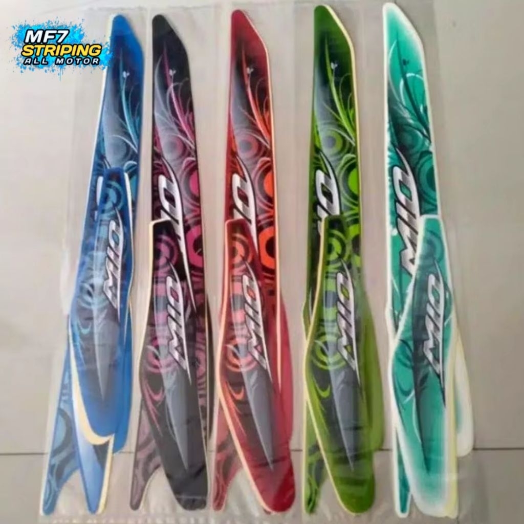 STRIPING MIO SPORTY 2011 LENGKAP FULLSET FULL BODY ORIGINAL LOOK