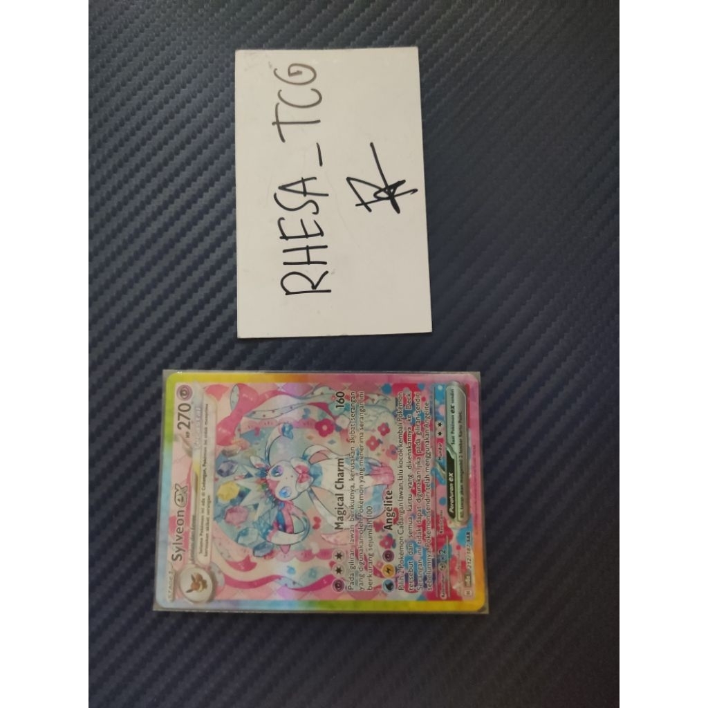 Kartu Pokemon TCG Indonesia Sylveon ex Terastal Festival SAR