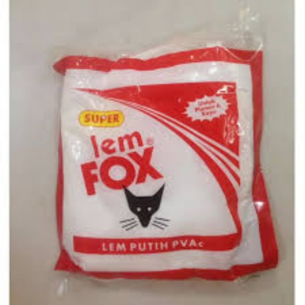 LEM Fox / lem putih PVac 400 gram untuk melamir kayu