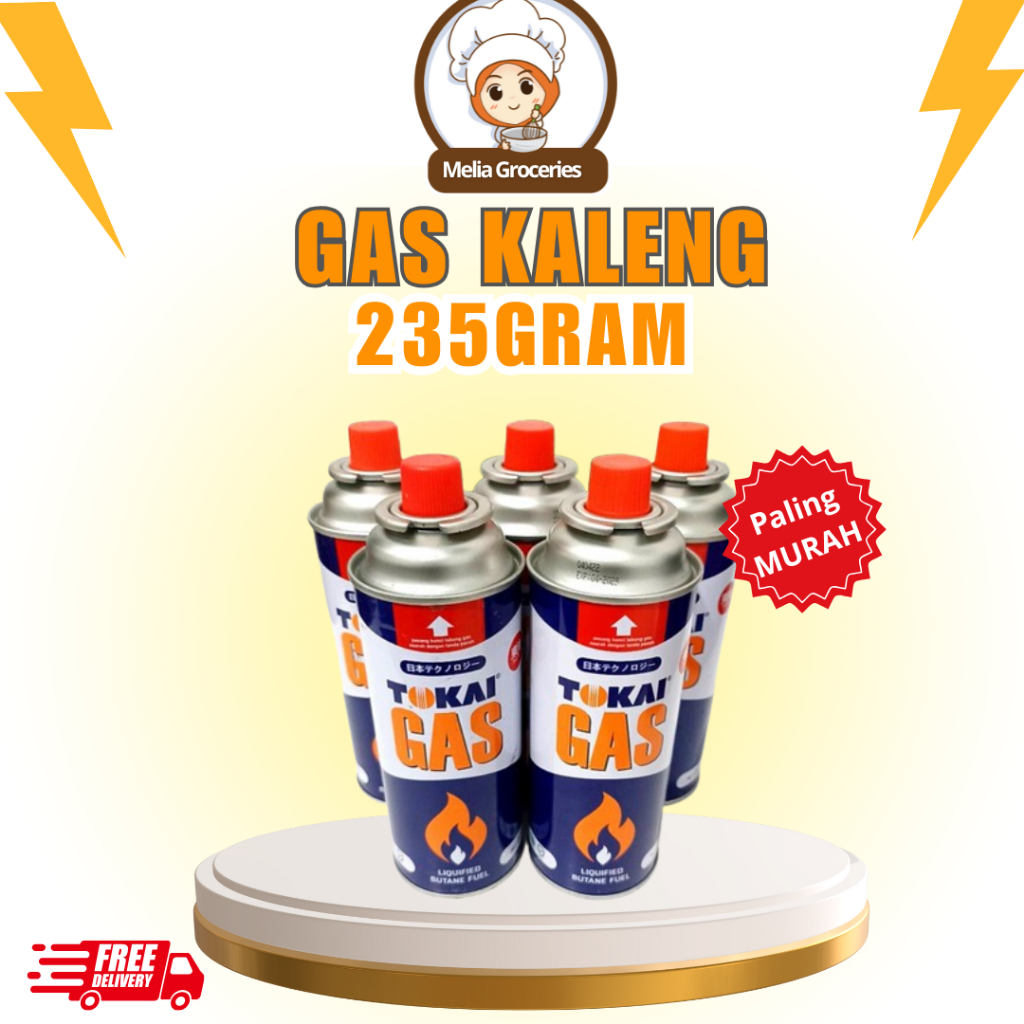 Gas Kaleng Portable 235gr / TOKAI GAS 235gr