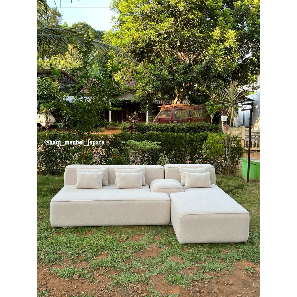 kursi sofa L minimalis/kursi sofa minimalis modern/kursi sofa santai