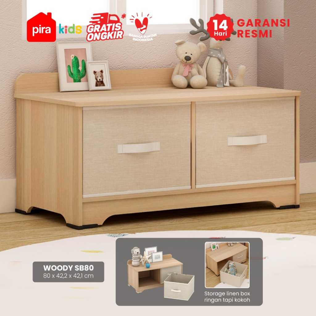 Pira Kids - Woody SB80 Tempat Penyimpanan Mainan Anak