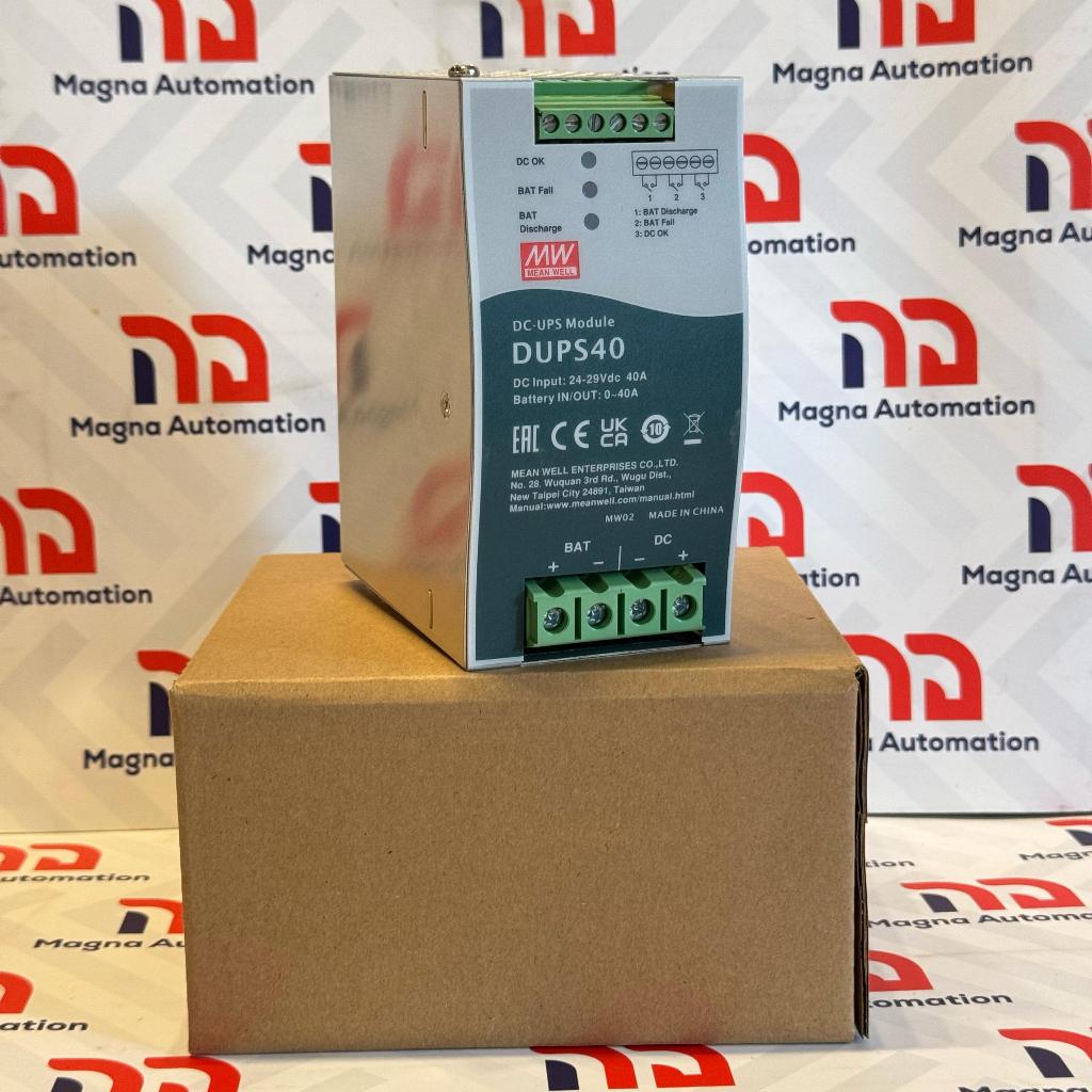 UPS Modul tanpa PSU 24V DC 40A Meanwell DUPS40 (barunya DR-UPS40)