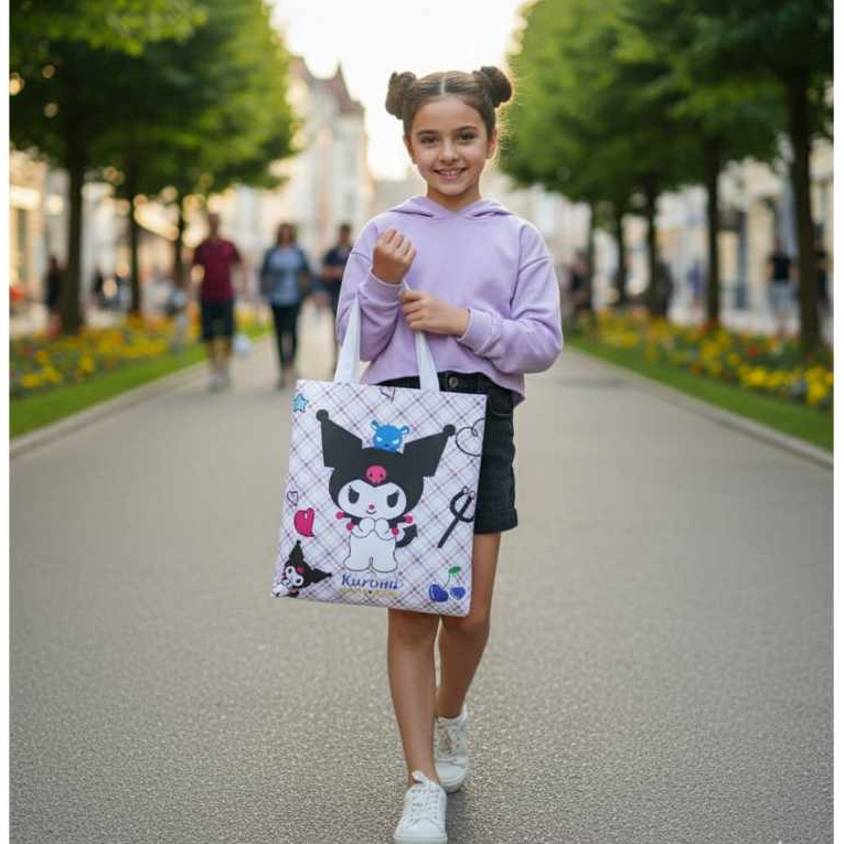 Totebags kanvas shoulderbags tas jinjing tas sekolah kuliah kerja traveling tas wanita