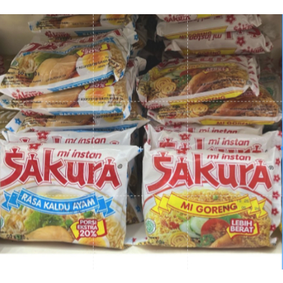 MIE SAKURA MI INSTANT GORENG/KUAH 60 GRAM MINIMAL BELI 2