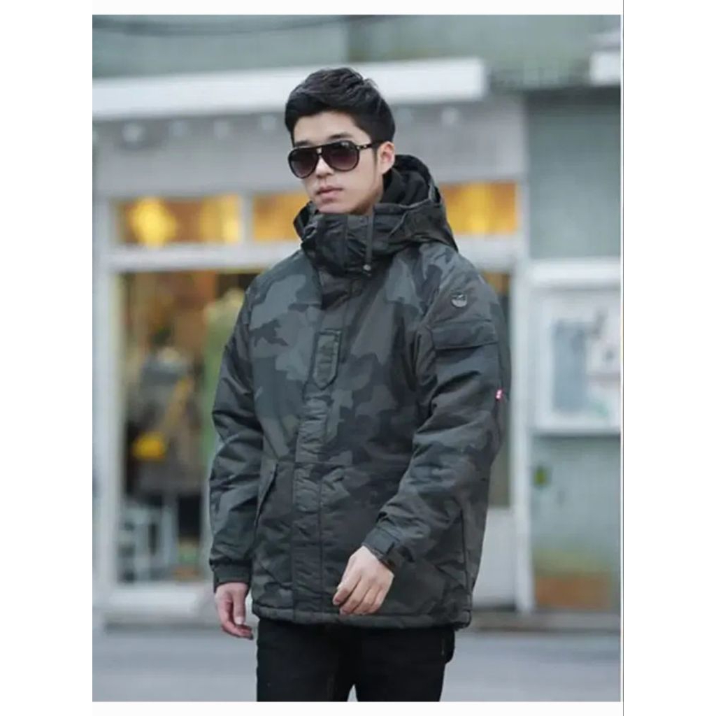 South Play ECWCS Military Army Camouflage Sidepocket Winter Jacket Inner Polar Tebal NOT running spo
