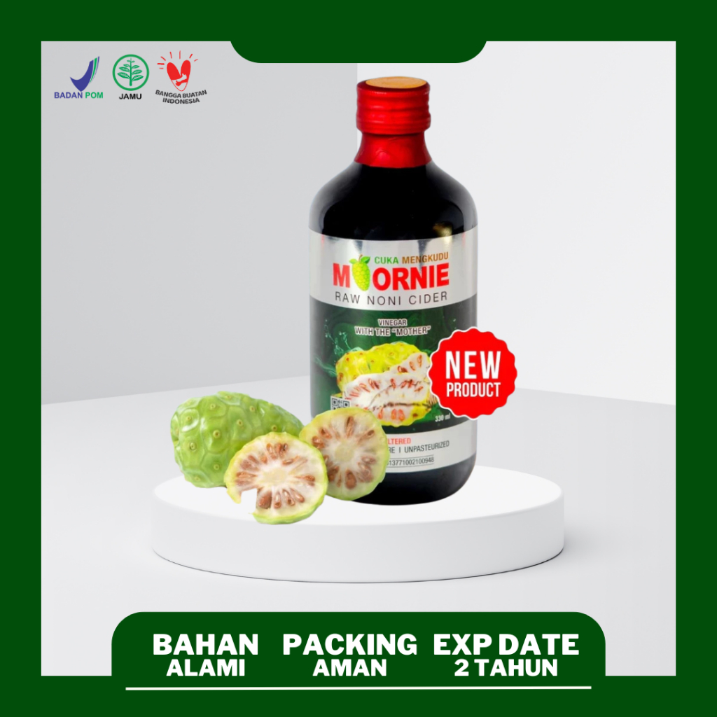 Moornie Mengkudu Fermentasi Mengkudu Jus Buah Mengkudu Raw Noni Cider 330ml
